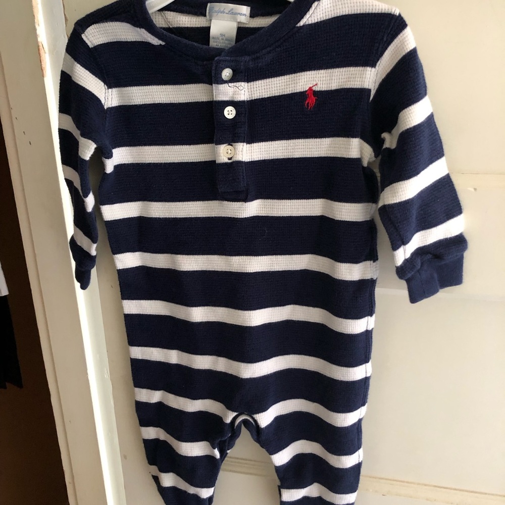 9 month Ralph Lauren Polo Onesie